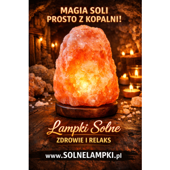 Lampa solna nocna Himalaya 2-3 kg - sól himalajska